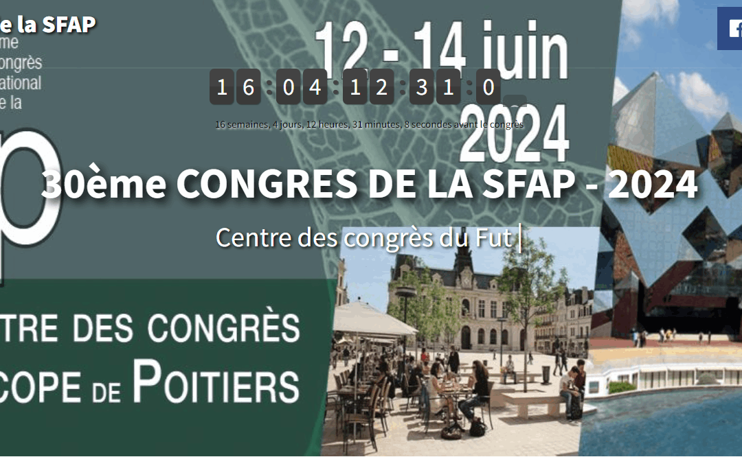 Congrès de la SFAP (Société Française d’Accompagnement et de Soins Palliatifs) au Futuroscope du 12 au 14 juin 2024
